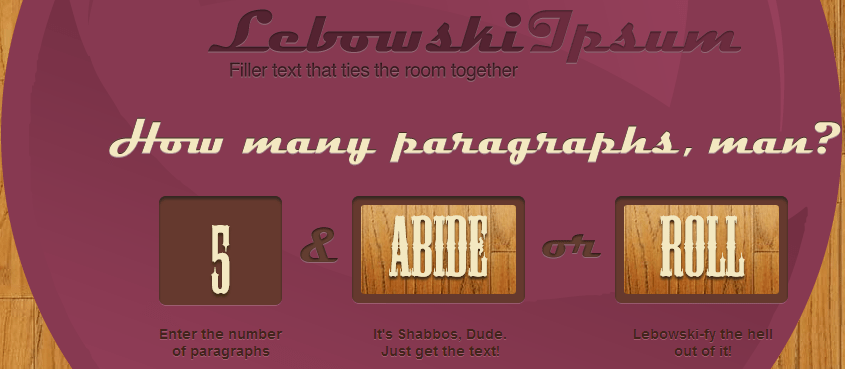 lebowski_ipsum